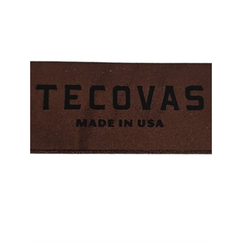 Tecovas Leather Belt Men 32 Brown Made USA Western Removable Buckle NWOT - Picture 14 of 15